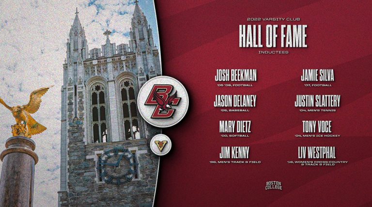 Eight Gain Induction to BC Varsity Club Hall of Fame